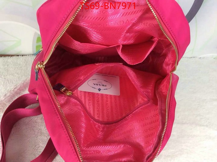 Prada Bags(4A)-Backpack-,fake designer ,ID: BN7971,$: 69USD