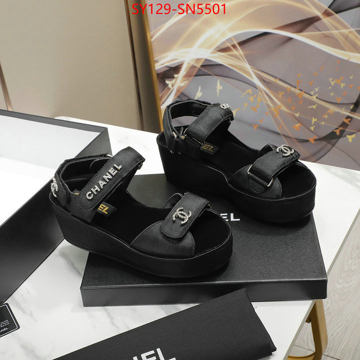 Women Shoes-Chanel,1:1 replica wholesale , ID: SN5501,$: 129USD