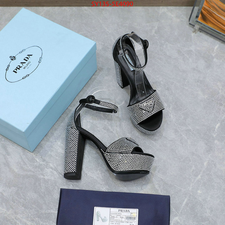 Women Shoes-Prada,mirror quality , ID: SE4090,$: 135USD