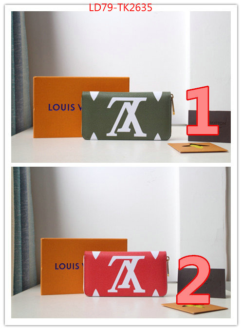 LV Bags(TOP)-Wallet,ID: TK2635,$:79USD