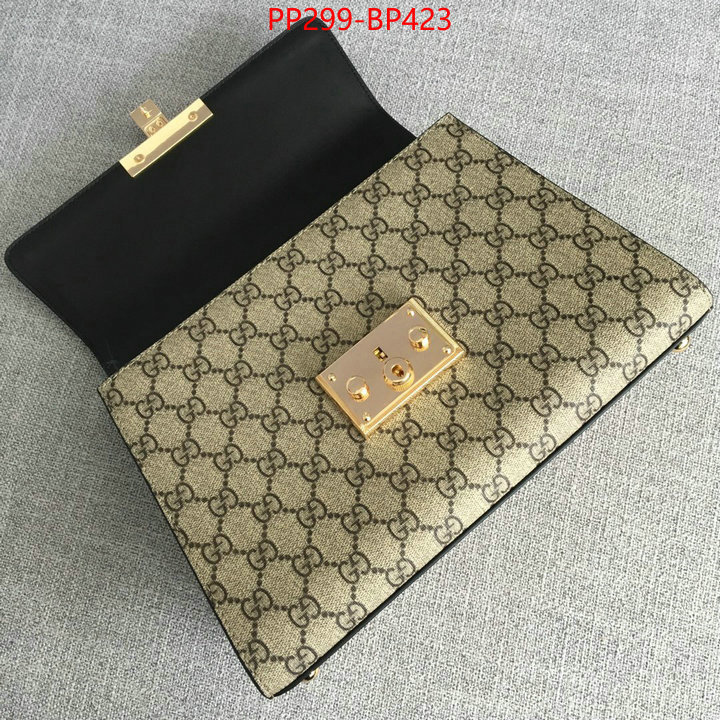 Gucci Bags(TOP)-Padlock-,mirror copy luxury ,ID: BP423,$:299USD