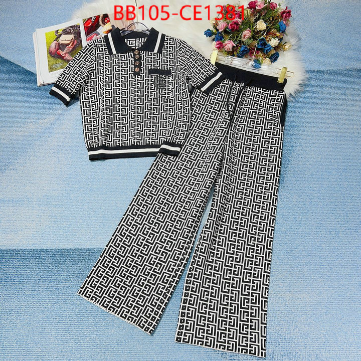 Clothing-Fendi,perfect , ID: CE1381,$: 105USD