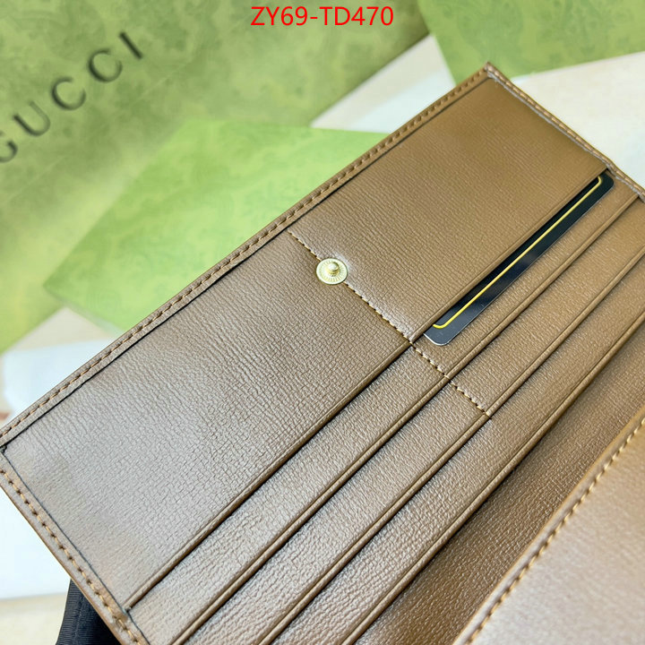 Gucci Bags(4A)-Wallet-,ID: TD470,$: 69USD