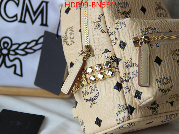 MCM Bags(TOP)-Backpack-,ID: BN534,$: 99USD