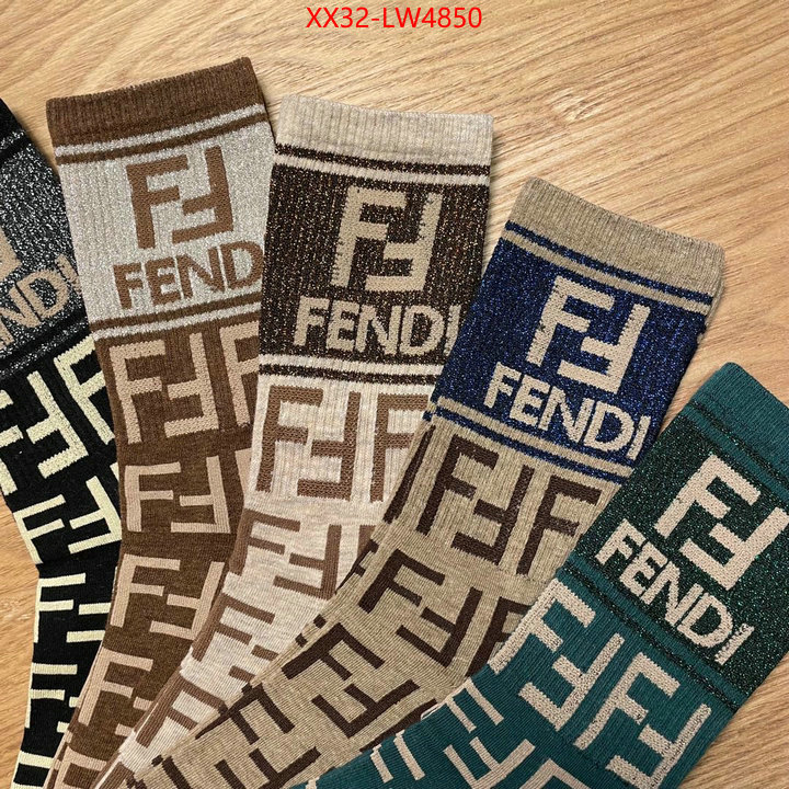 Sock-Fendi,luxury cheap replica , ID: LW4850,$: 32USD