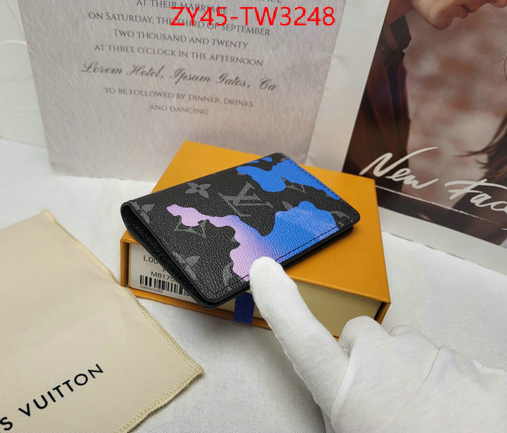 LV Bags(4A)-Wallet,high quality customize ,ID: TW3248,$: 45USD