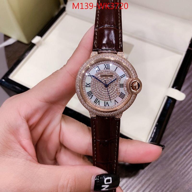 Watch(4A)-Cartier,luxury cheap , ID: WK3720,$:139USD