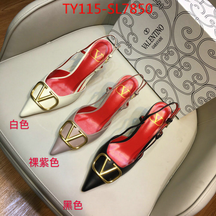 Women Shoes-Valentino,brand designer replica , ID: SL7850,$: 115USD