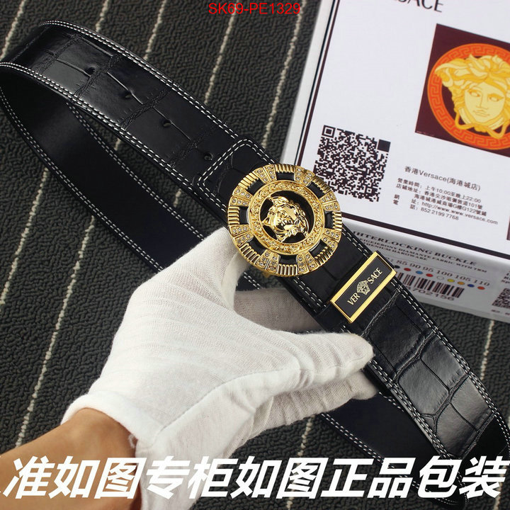 Belts-Versace,best site for replica , ID: PE1329,$:69USD