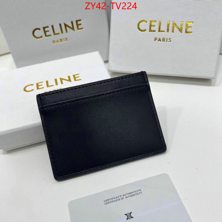 CELINE Bags(4A)-Wallet,outlet 1:1 replica ,ID: TV224,$: 42USD