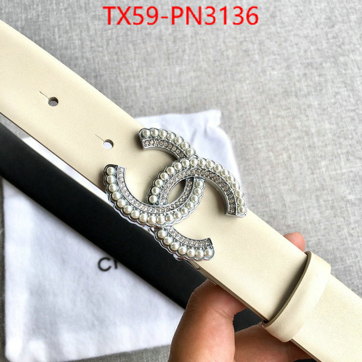 Belts-Chanel,the best affordable , ID: PN3136,$: 59USD