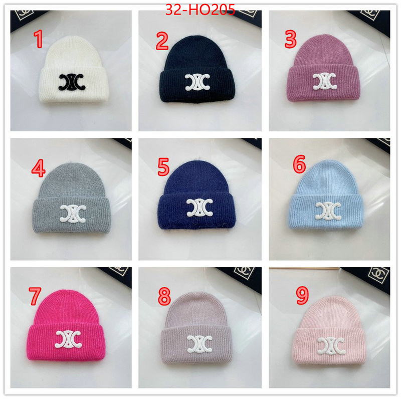 Cap (Hat)-Celine,knockoff highest quality , ID: HO205,$: 32USD