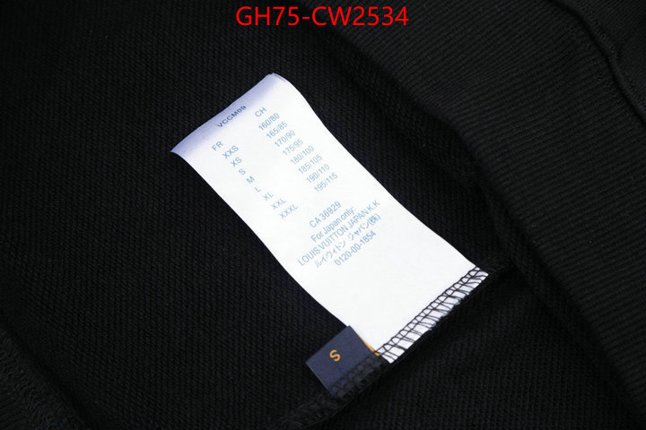 Clothing-LV,fake designer , ID: CW2534,$: 75USD