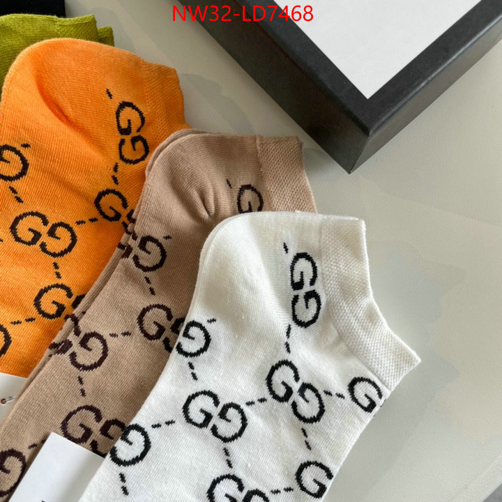 Sock-Gucci,top quality fake , ID: LD7468,$: 32USD