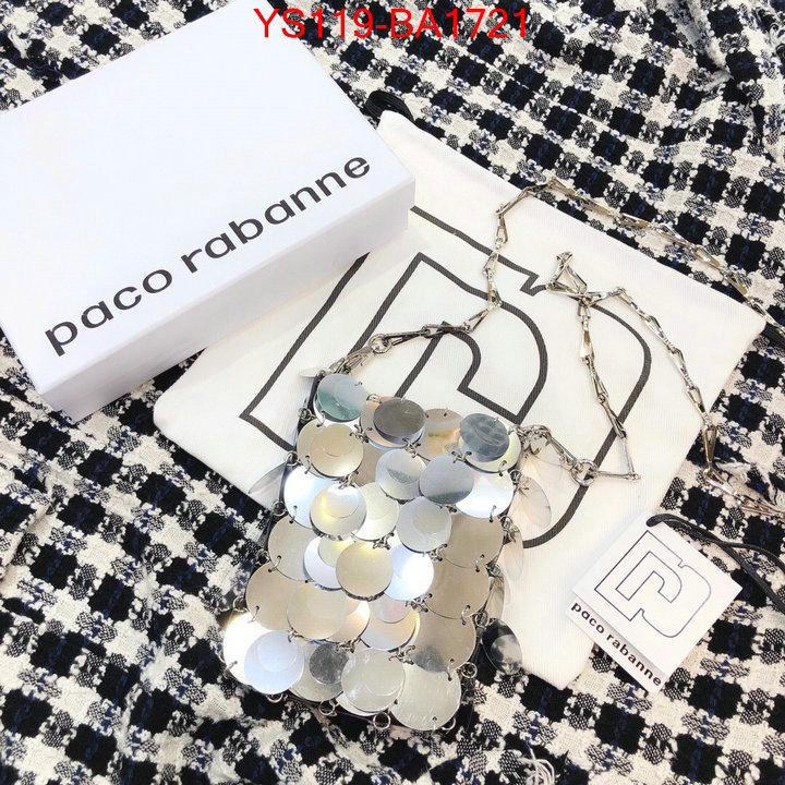 PACO RABANNE Bags(4A)-Diagonal-,best fake ,ID:BA1721,$:119USD