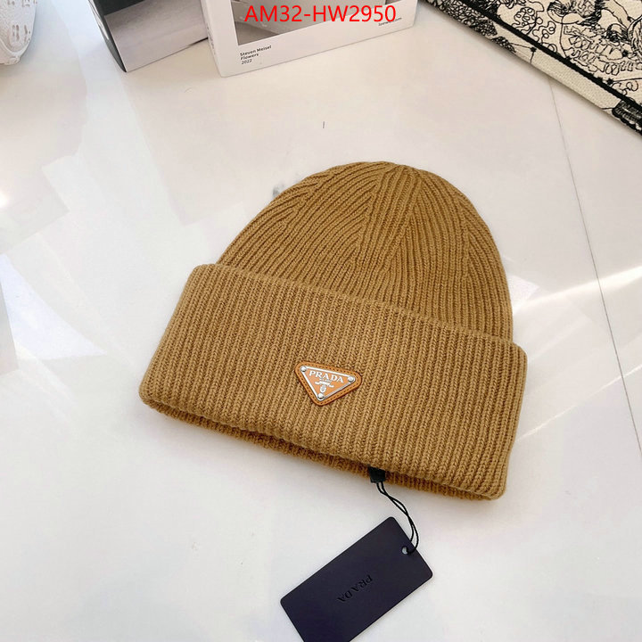 Cap (Hat)-Prada,top 1:1 replica , ID: HW2950,$: 32USD