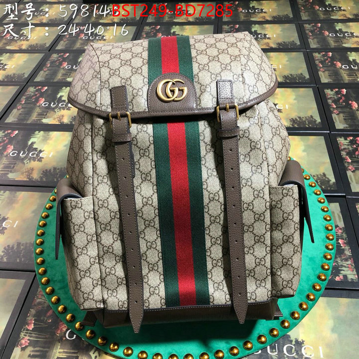 Gucci Bags(TOP)-Backpack-,shop the best high authentic quality replica ,ID: BD7285,$: 249USD