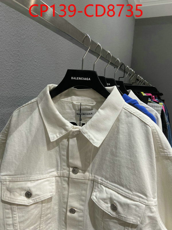 Clothing-Balenciaga,top sale , ID: CD8735,$: 139USD