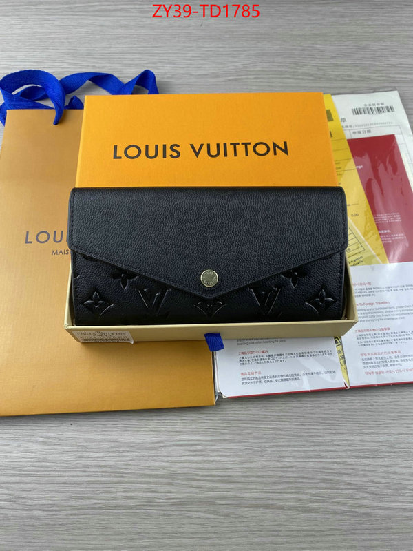 LV Bags(4A)-Wallet,ID: TD1785,$: 39USD