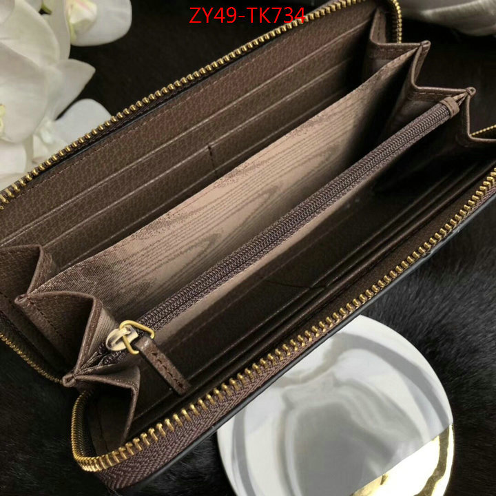 Gucci Bags(4A)-Wallet-,ID: TK734,$:49USD