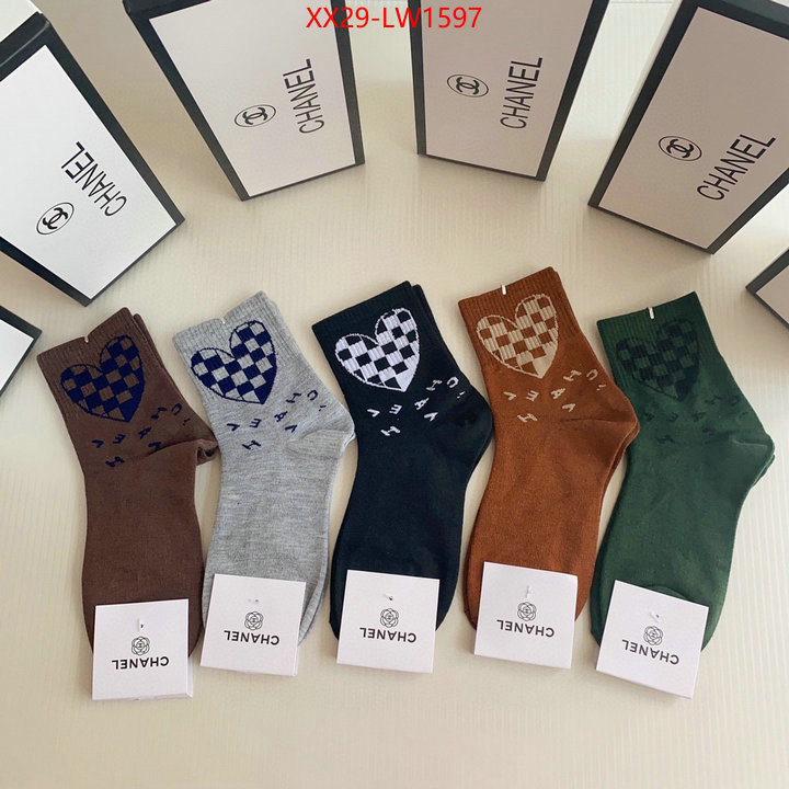 Sock-Chanel,where to find best , ID: LW1597,$: 29USD