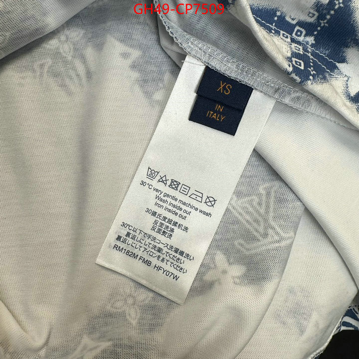 Clothing-LV,2023 luxury replicas , ID: CP7509,$: 49USD