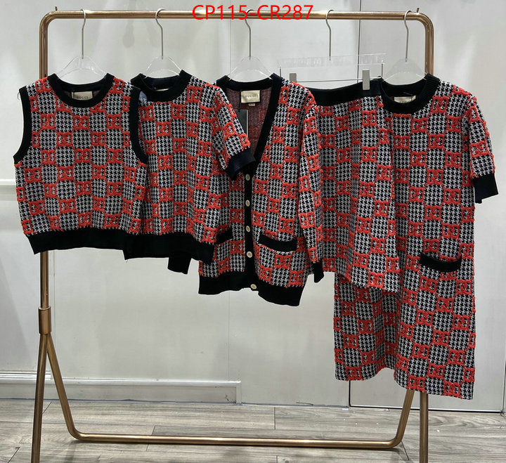 Clothing-Gucci,top brands like , ID: CR287,$: 115USD