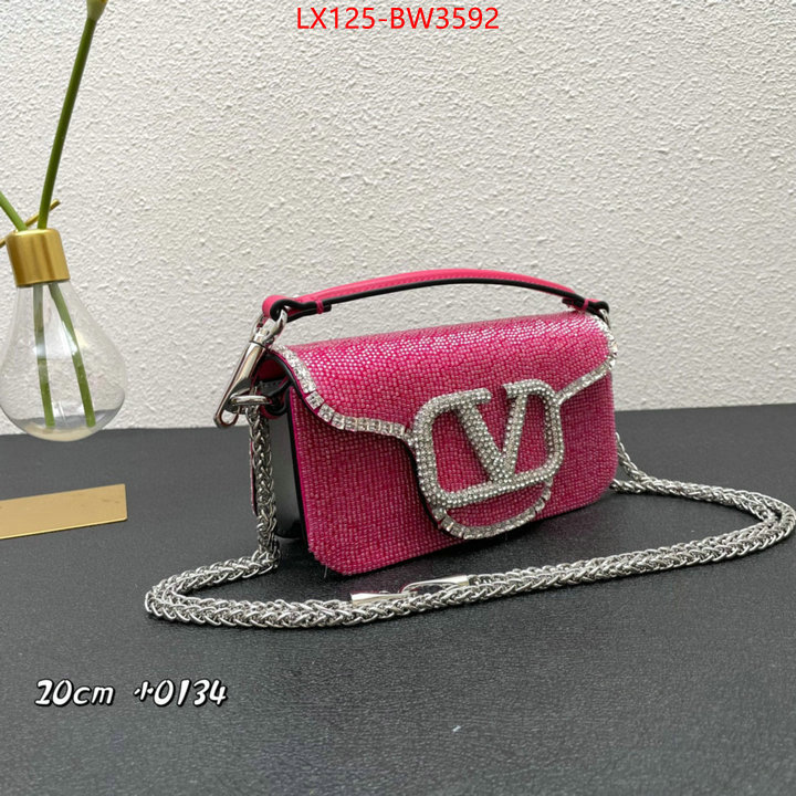 Valentino Bags(4A)-LOC-V Logo ,copy aaaaa ,ID: BW3592,$: 125USD