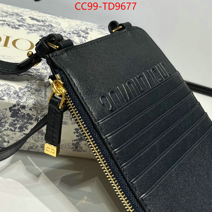 Dior Bags(TOP)-Wallet-,ID: TD9677,$: 99USD