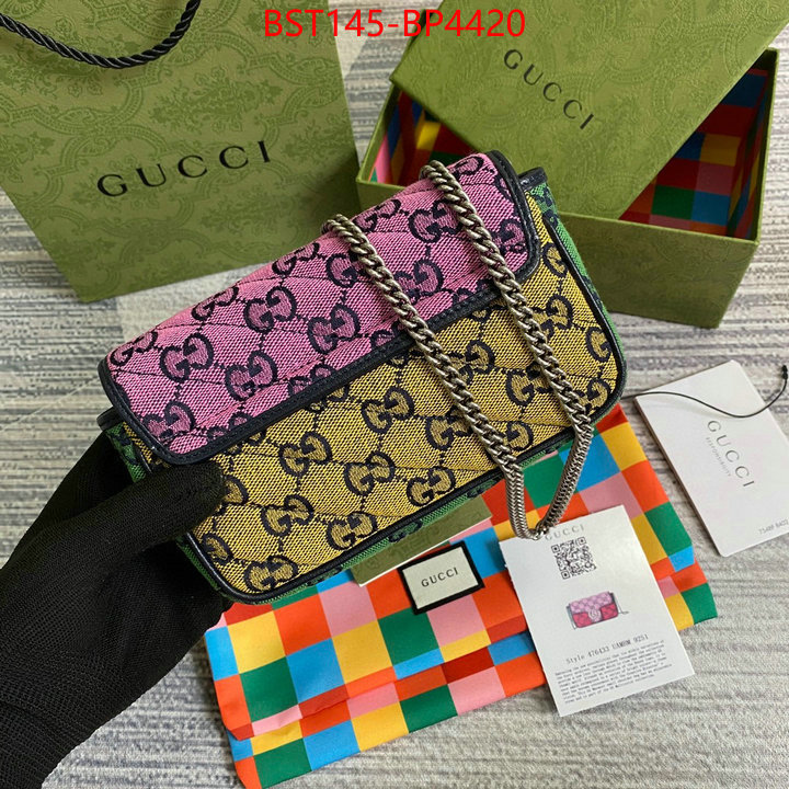 Gucci Bags(TOP)-Marmont,buy cheap ,ID: BP4420,$: 145USD