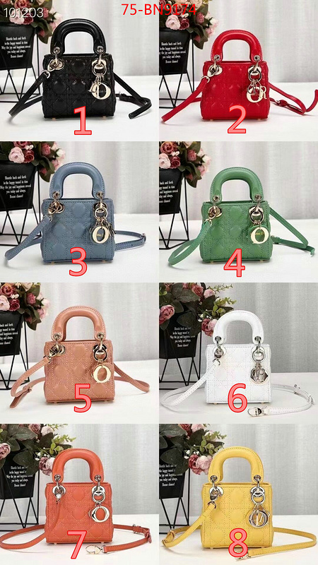 Dior Bags(4A)-Lady-,ID: BN9174,$: 75USD