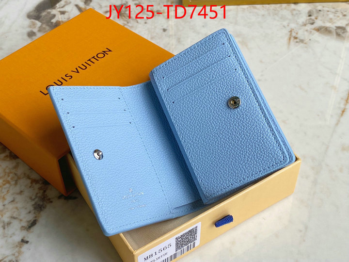 LV Bags(TOP)-Wallet,ID: TD7451,$: 125USD