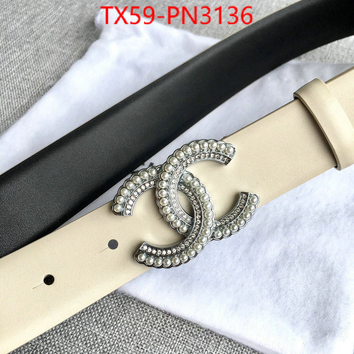 Belts-Chanel,the best affordable , ID: PN3136,$: 59USD