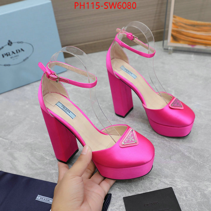 Women Shoes-Prada,highest quality replica , ID: SW6080,$: 115USD