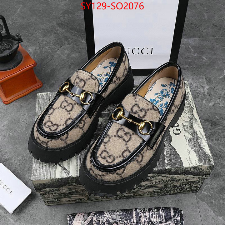 Women Shoes-Gucci,how to start selling replica , ID: SO2076,$: 129USD