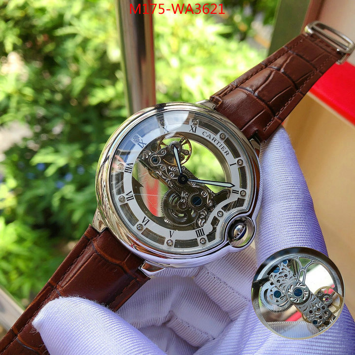 Watch(4A)-Cartier,designer wholesale replica ,ID: WA3621,$: 175USD