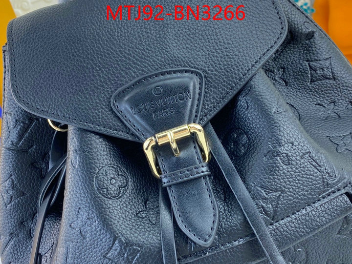 LV Bags(4A)-Backpack-,where quality designer replica ,ID: BN3266,$: 92USD