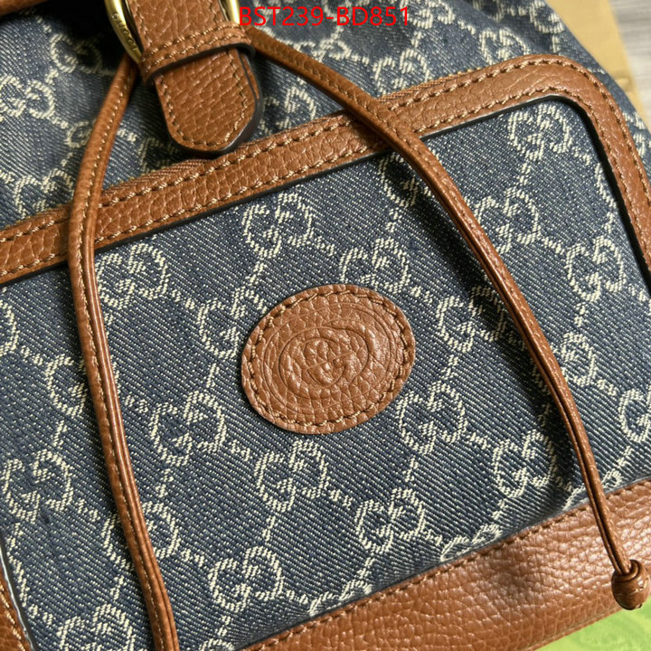 Gucci Bags(TOP)-Backpack-,top quality replica ,ID: BD851,$: 239USD