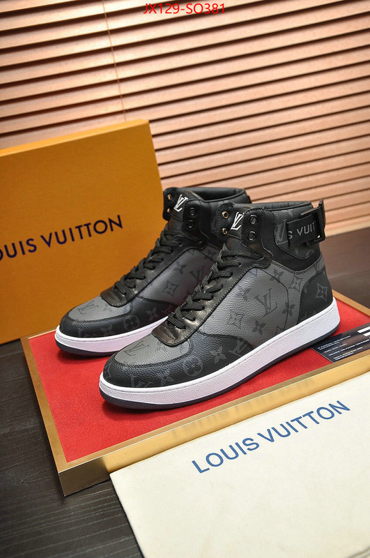 Men Shoes-LV,fake , ID: SO381,$: 129USD