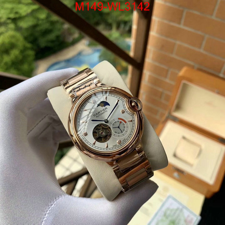 Watch(4A)-Cartier,replica designer , ID: WL3142,$: 149USD