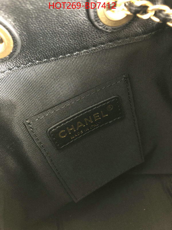 Chanel Bags(TOP)-Backpack-,ID: BD7412,$: 269USD