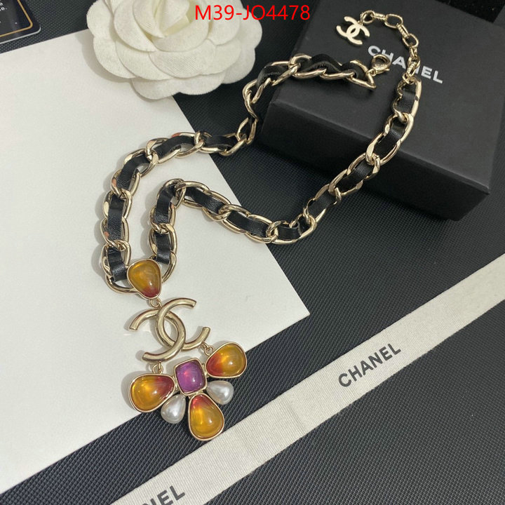 Jewelry-Chanel,wholesale replica shop , ID: JO4478,$: 39USD