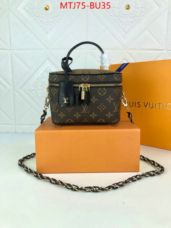 LV Bags(4A)-Vanity Bag-,fashion ,ID: BU35,$: 75USD