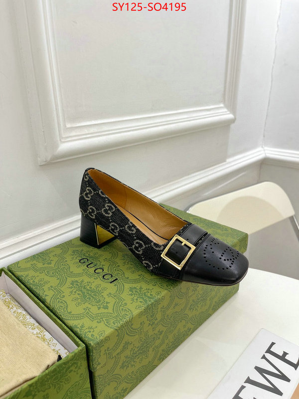 Women Shoes-Gucci,high quality 1:1 replica , ID: SO4195,$: 125USD