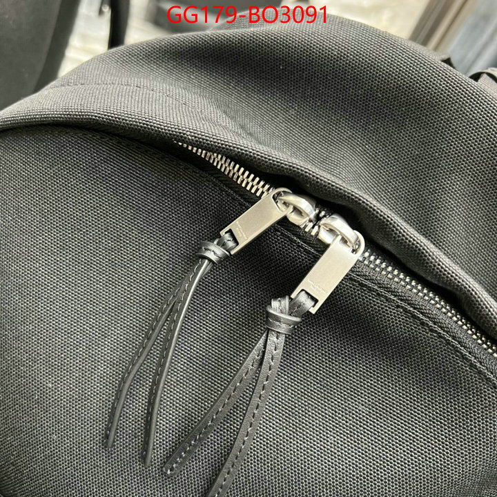 YSL Bag(TOP)-Backpack-,ID: BO3091,$: 179USD