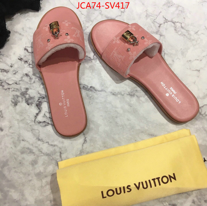 Women Shoes-LV,what 1:1 replica , ID: SV417,$:74USD