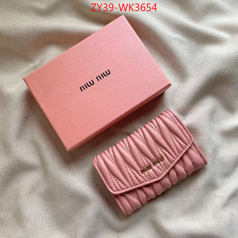 Miu Miu Bags(4A)-Wallet,new designer replica ,ID: WK3654,$:39USD