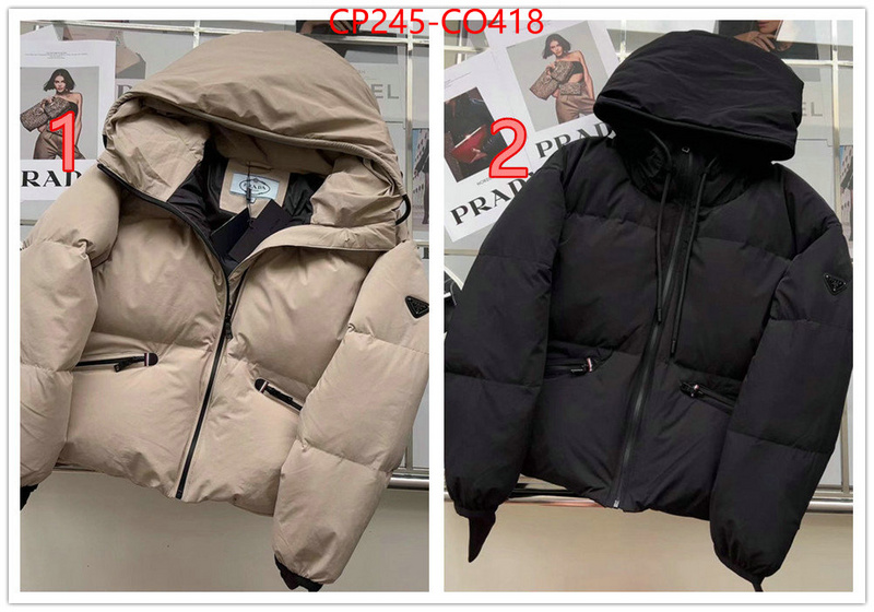 Down jacket Women-Prada,same as original , ID: CO418,$: 245USD