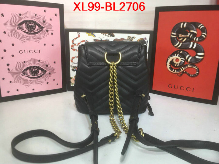 Gucci Bags(4A)-Backpack-,exclusive cheap ,ID: BL2706,$: 99USD