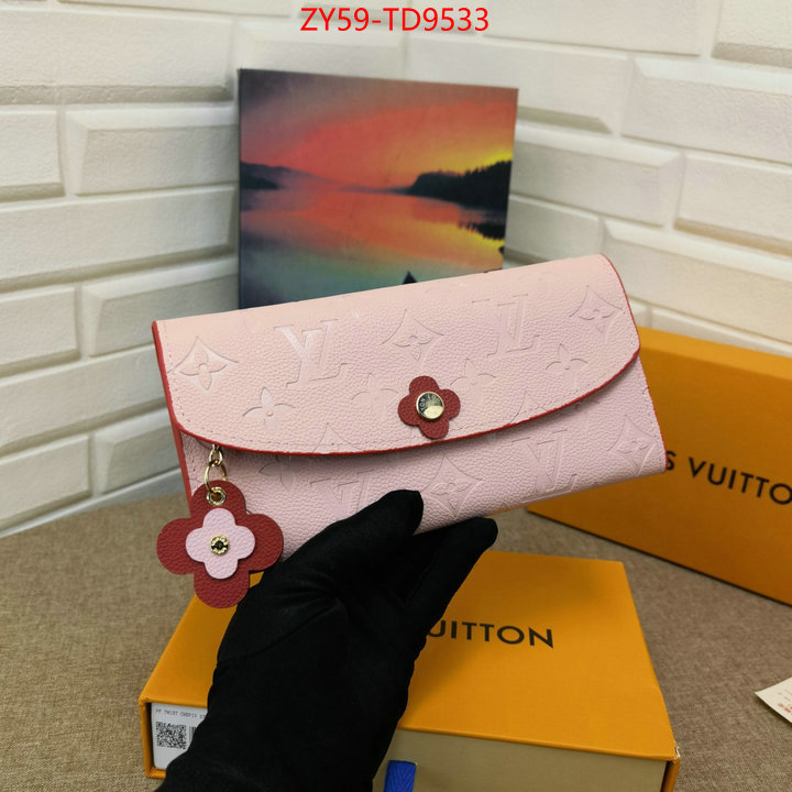 LV Bags(4A)-Wallet,online ,ID: TD9533,$: 59USD